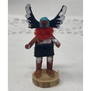 Handmade Miniature 1.5” Hopi Native American Kachina Doll Signed Mini